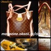 GEANTA FASHION firma LOUIS VUITTON, replica PERFECTA, PIELE NATURALA si PIELE ECOLOGICA, IMPRIMEU CLASIC , FORMA PATRATA, PLIURI LATERALE