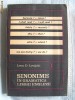 SINONIME IN GRAMATICA LIMBII ENGLEZE, Leon Levitchi, 1968. Absolut noua
