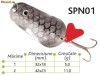 Lingurite oscilante Spn 01 Baracuda