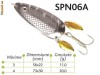 Lingurite oscilante Spn 06A Baracuda 11g/20g