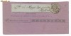 RFL 1885 Vulturi 1 1/2bani timbru circulat efectiv pe imprimat