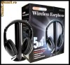 CASTI WIRELESS 5 IN 1 CU MICROFON SI RADIO FM