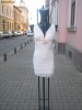 Rochie roz prafuit handmade,noua de designer