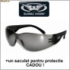 Ochelari de soare Rider, fumurii, produsi de Global Vision - SUA ; Cadou : un saculet pentru protectie !