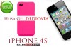 HUSA ROZ SILICON GEL DEDICATA IPHONE 4S - TRANSPORT GRATUIT