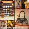 GEANTA FASHION de DAMA firma BURBERRY PANZA GROASA CAUCIUCATA IMPERMEABILA IMPRIMEU DIMENSIUNI MARI LACATEL CHEITA  si LANT AURII