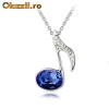 Lantisor Blue Musical Note Swarovski