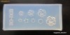 Matrita din silicon 3D pentru modele unghii Nr 2 flori, trandafiri, Nail Art, Forma 3D pentru Acryl/ acril, gel, sablon din silicon pentru unghii