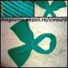 FULAR SAL FASHION VERDE PADURE HAND MADE DAMA/ BARBATI/ COPII LANA TIP MOHAIR