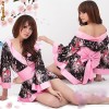 HALAT STIL KIMONO SEXY + G-STRING  ASORTAT