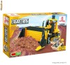 jucarie joc tip lego excavator si 3 muncitori, 300 de piese, jocuri educative si distractive pentru copii