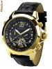 Ceas de lux Calvaneo 1583 Astonia DBG, automatic, 8 diamante, placat cu aur!