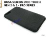 HUSA SILICON iPOD TOUCH 2 / 3 - ELECTRIC BLACK - HUSA iPOD TOUCH 2 - HUSA iPOD TOUCH 3