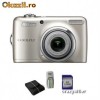 Aparat foto digital Nikon L23 si incarcator cu acumulatori si card 2GB si husa  nou sigilat camera foto digitala