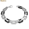 Bratara din inox zale ovale culori combinate - cod 177