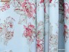 Draperie / Draperii Hawaii Crem Deschis cu Flori Rosii H901D