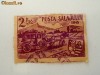 Timbru Posta salajului  1945 de 2 pengo,