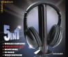 Casti Wireless ( fara fir ) 5 in 1 - Microfon si Radio FM incorporat !