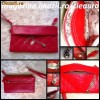 PORTOFEL GENTUTA PORTOFELE de DAMA FEMEI firma brand GUCCI made in ITALY PIELE ECOLOGICA STANTATA ROSIE ROSU MULTE BUZUNARE