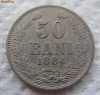 50 bani 1884 - stare foarte buna - detalii frumoase - de colectie - foarte rar in aceasta stare