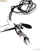 Colier Lant cu Pandantiv inox/piele Colier Lant cu Pandantiv inox/piele