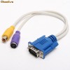 Livrare imediata!!! Cablu convertor VGA la S-Video RCA calitate, Video, PC, TV, Games, Jocuri