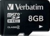 Verbatim Micro SDHC, 8GB, Class 4