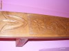 Galerie lemn masiv  perdea perdele  sculptata manual