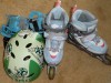 Role Fila pentru copii reglabile, marimea 29-32, casca de protectie si accesorii protectie