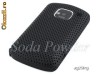 NOKIA E5 CAPAC SPATE PERFORAT NEGRU NOU DIN PLASTIC !