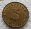 Germania nazista - 5 reichspfennig 1937 A - stare buna