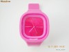 Ceas Silicon Fashion Unisex  ss.com Roz Inchis Bombon