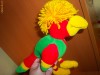 Papagal colorat, 28cm.