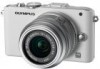 Olympus PEN E-PL3 Alb Body Bonus: Obiectiv Olympus 14-150mm Argintiu + Card 8 GB