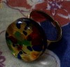inel auriu ajustabil cu sticla de murano venezia murano glass italia nu guess bebe zara mango cavalli