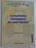 etnologie. IONELIA TOARCA - COMUNITATEA ROMANEASCA DIN ESTUL SERBIEI