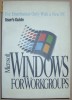 Microsoft Windows for Wokgroups 3.11 User's Guide - in engleza