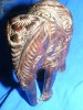Colectie, ELEFANT,statueta deosebita, vechime peste o suta de ani,puternic sculptat,masiv