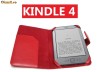 Husa / Coperta rosie pentru NOUL Amazon Kindle 4 WiFi 6 inch  + Folie protectie display GRATIS