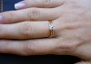 UNICAT: Inel logodna aur 18K, 2.5g, DIAMANT oval solitaire 1/2 carate, calitate italiana !!