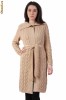 Cardigan cu cordon, Carmen Grigoriu camel