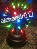 Glob lumini disco bar cluburi 3 culori verde rosu albastru 38 leduri cu lupa, se roteste stanga-dreapta 33/20cm Pret 120 lei  (2 buc 230 lei)