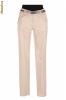 Pantaloni online bej si curea imprimeu leopard. la_Pantaloni online bej P35_me - bej