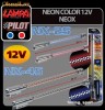 NEON COLOR 12V NEOX 25CM ALBASTRU/ ROSU 58