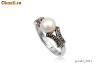 Inel Argint cu Marcasite si Perla (2T114) Inel Argint cu Marcasite si Perla (2T114)