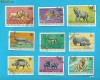 GUINEA 1968 - FAUNA - SERIE NEDANTELATA - STAMPILATA