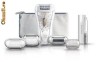 Epilator cu cap pivotant Philips HP6576/00, 32 pensete, 5 accesorii, 2 viteze, auriu
