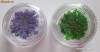 Flori uscate presate, floricele decor pentru modele decor unghii, nail art 3D, constructie unghii false, manichiura nr 1