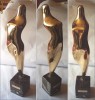 Marcel Guguianu - bronz cizelat pe soclu marmura