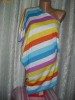 Rochie Pe un Umar Colorata